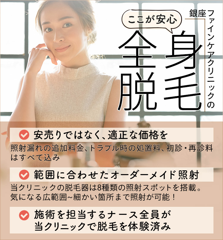 ここが安心全身脱毛